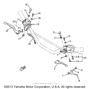 XT500H Рулевые переключатели