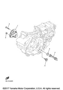 WR450F Масляный насос