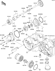 ZR750 Масляный насос
