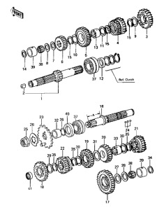 KZ440 Трансмиссия
