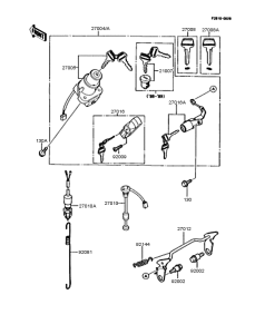 KMX125 Замок зажигания