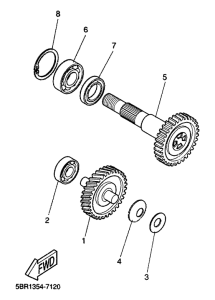 YQ50 Трансмиссия