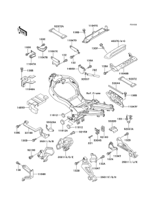 ZX1100 Ящик аккумуляторной батареи