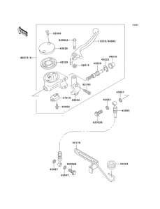 VN400 Главный тормозной цилиндр