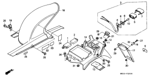  Заднее крыло
