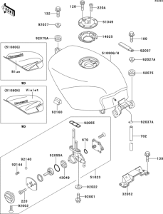 EX250 Fuel tank(1 / 2)