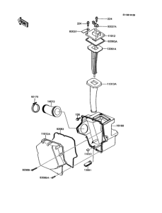 KMX125 Воздушный фильтр