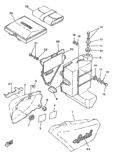 SR250SP Cuerpo central