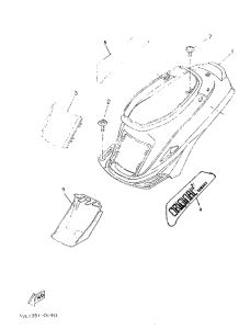 CW50 Side cover  /  oil tank