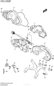 SFV650 Speedometer (Sfv650L5 E28)