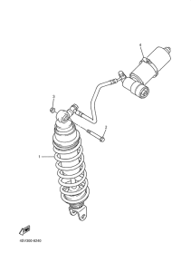 YZF1000R Задняя подвеска