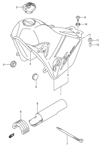DR-Z400 Tank fuel