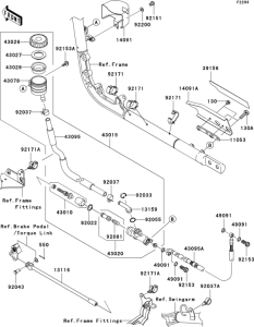 VN2000 Задний торм цилиндр