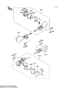 VN750 Поворотники