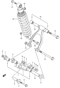 DR650 Втулки заднего рычага