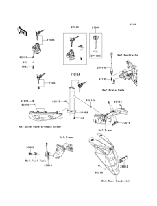 ER650 Замок зажигания