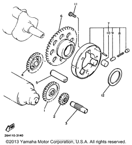 XVZ13DBC Муфта стартера