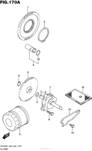 VZ1500 Масляный насос