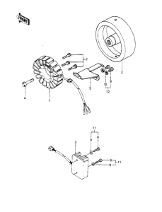 KZ1000 Generator / regulator