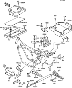 ZG1300 Короб для АКБ