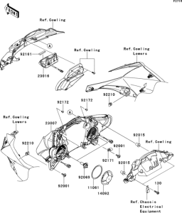 ZX1000 Фара