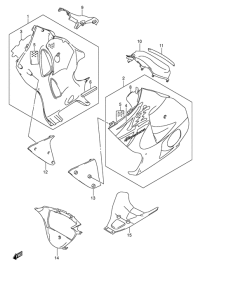 GSX1300R Under cowling