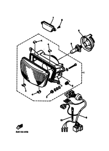FZR1000 FZR1000E Phare