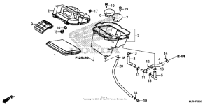 GL1800C Воздушный фильтр