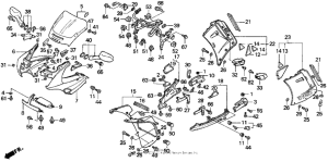 VFR750F Cowl 90-93