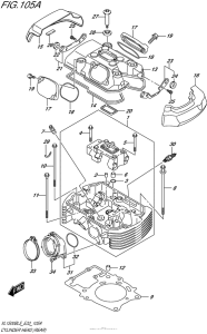 VL1500B Головка цилиндров (задняя)