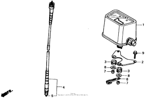 XR600R Speedometer 88-92