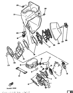 YZ490 YZ490U Впускная система