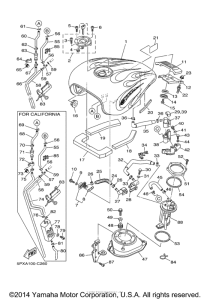 XV17PCSC Топливный бак