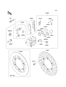  Передний тормоз