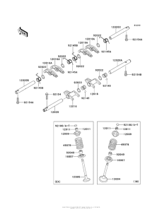 EJ800 Клапана