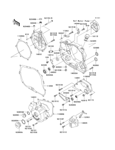 KLX300R Engine cover(s)(1 / 2)