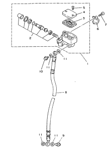 CY50R Bomba de freno delantera