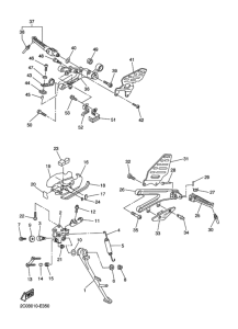YZF-R6R Стэнд и упор для ног