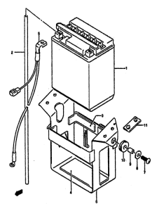 GSX-R1100 Аккумулятор