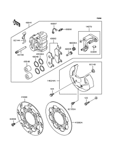  Передний тормоз