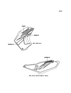 KL650 Decals(Graystone)
