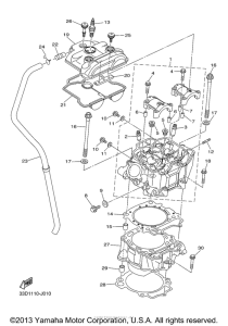 YZ450FDL Цилиндры