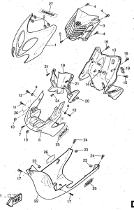 YQ50 Ветровое стекло