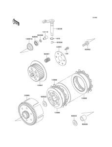 KX60 Сцепление