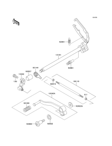 EX250 Механизм переключения передач