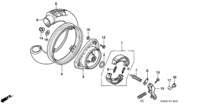 NH80 Rear wheel complete assy