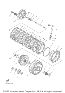 WR250F Сцепление