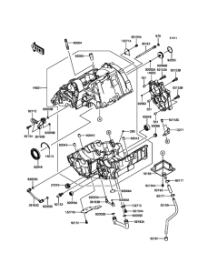 ER650 Картер двигателя
