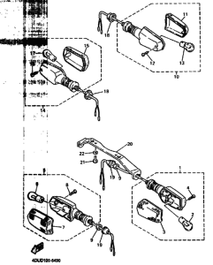XJ600S XJ600SH Alternate for flasher light
