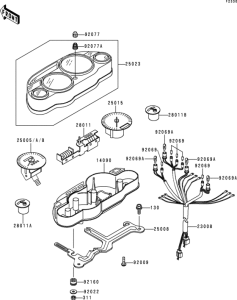 ZX600 Приборы